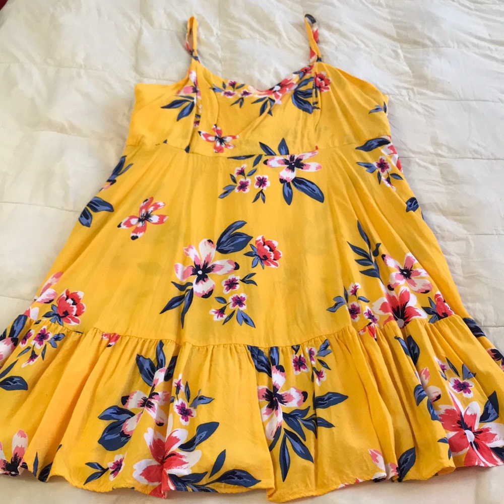 XL Old Navy yellow floral sundress